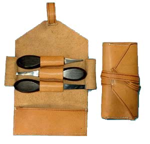 Wallet with Turnscrews